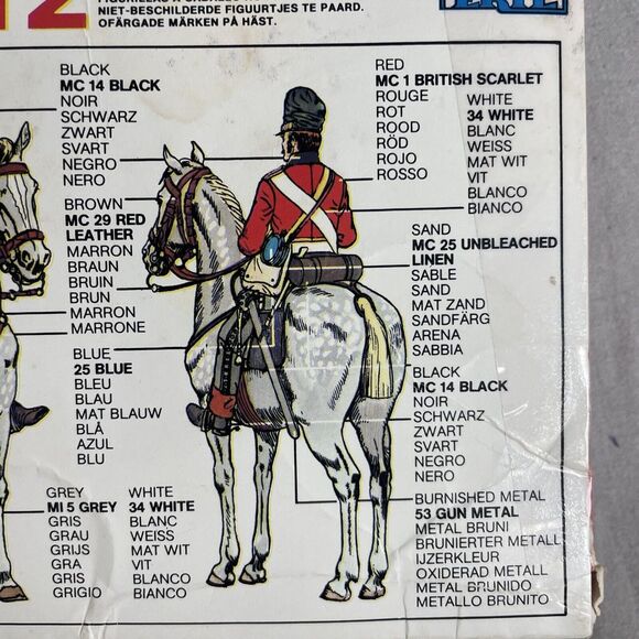 Esci Ertl 1/72 "Scots Greys" British Cavalry Waterloo 1815 Napoleonic Wars #217 - Picture 4 of 9